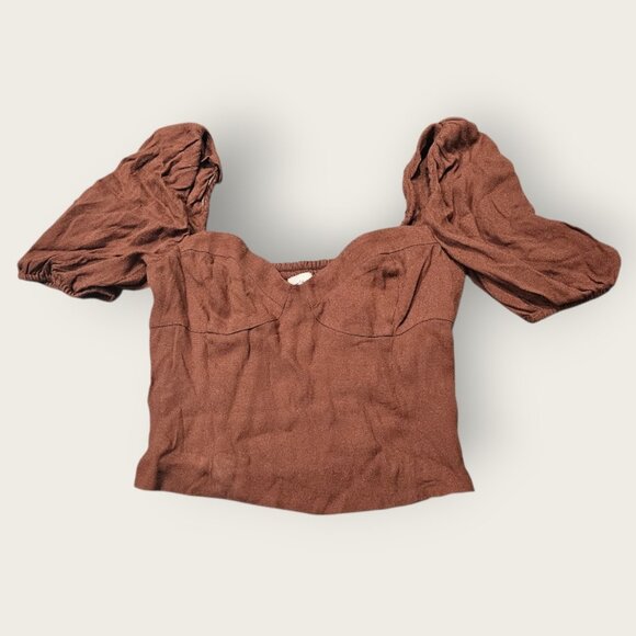 Aritzia Wilfred Bustier Blouse Small - Picture 1 of 7